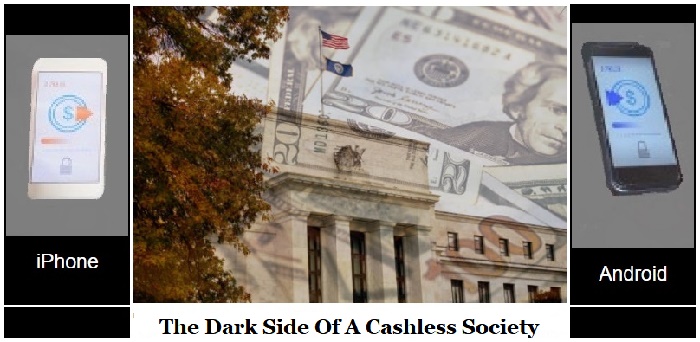 image iphone Adroid with banking system with government inserted in the transaction